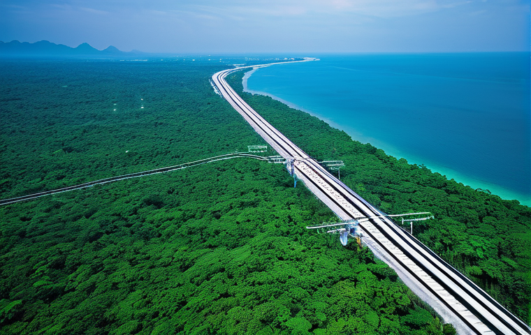 태국의 글로벌 유통망 - Image Prompt 1: Thailand's Strategic Crossroads of Trade**