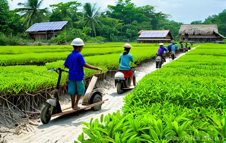 태국의 친환경 정책 - **Prompt 2: Sustainable Eco-Lodge Experience in the Thai Jungle**
    "A picturesque eco-lodge nestl...