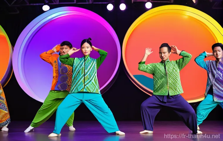 태국의 현대 무용가 - **Prompt 2: "Ethereal Grace: A Modern Fawn Thai Narrative"**
    A graceful female dancer with a ser...